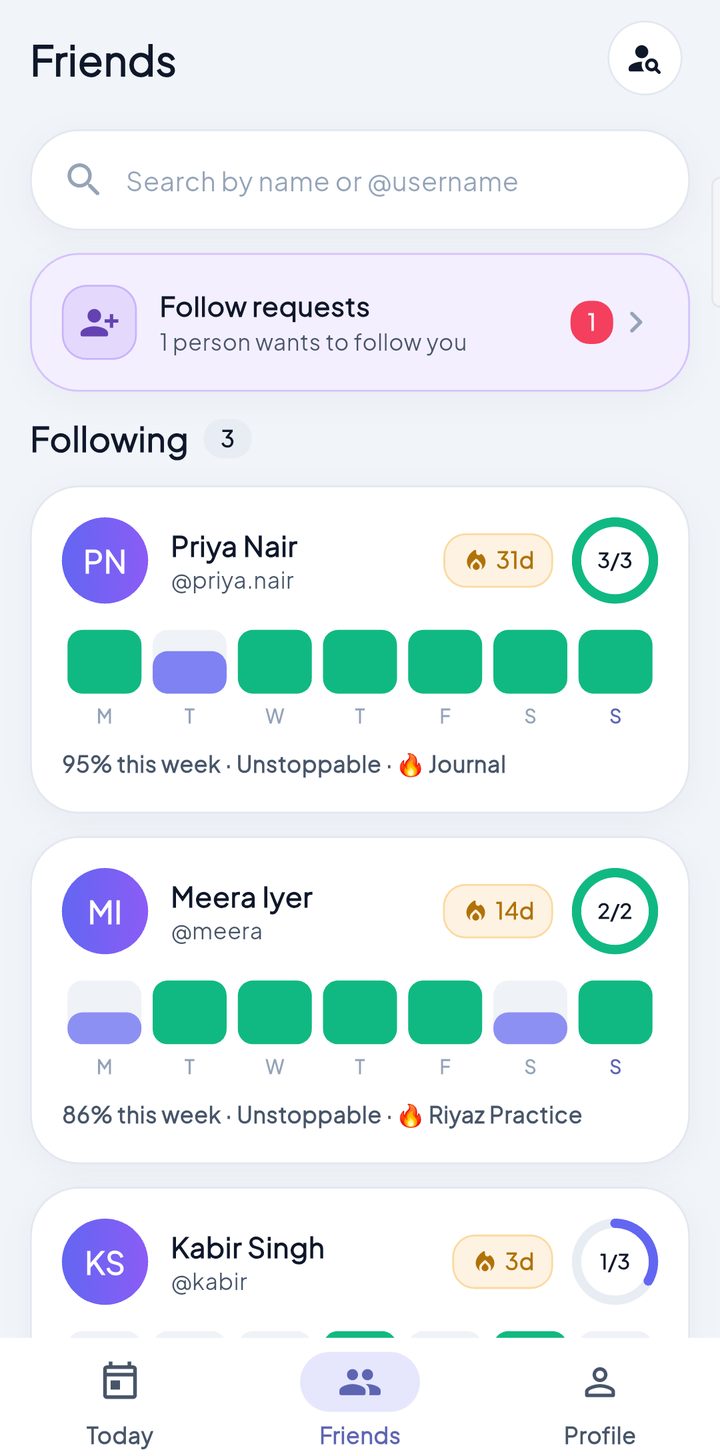 Friends, light theme